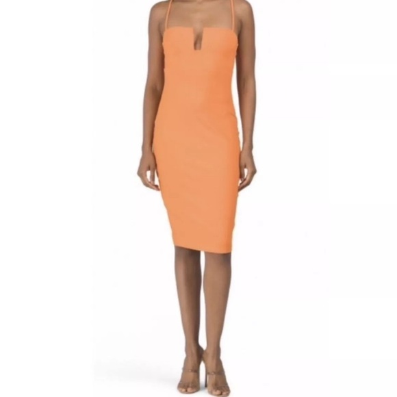 Susana Monaco Square Neck Midi Dress- XS,S,M - Picture 1 of 9